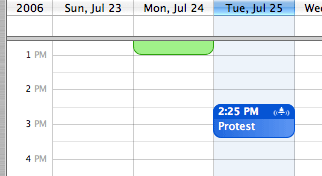 scheduling in ical